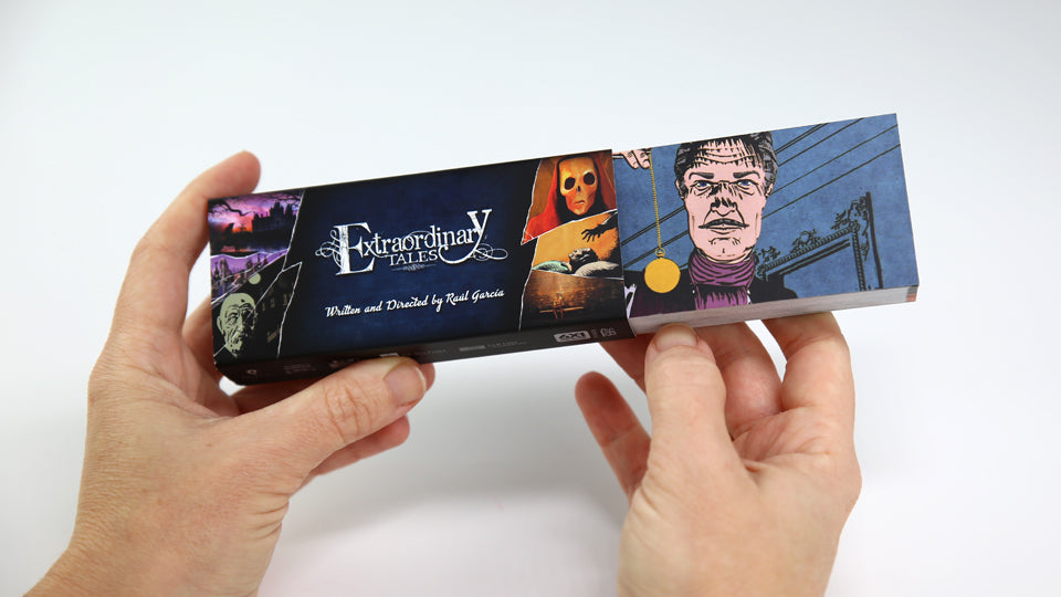 Extraordinary Tales Flipbook by Raúl García, Edgar Allen Poe. Magic flipbook with 6 sequences.