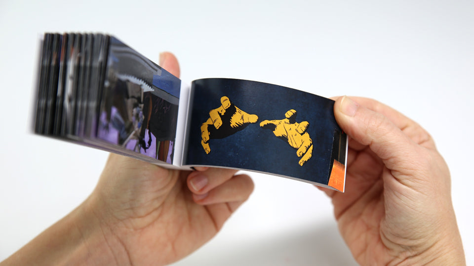 Extraordinary Tales Flipbook by Raúl García, Edgar Allen Poe. Magic flipbook with 6 sequences.