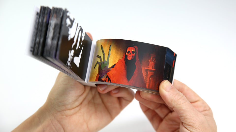 Extraordinary Tales Flipbook by Raúl García, Edgar Allen Poe. Magic flipbook with 6 sequences.