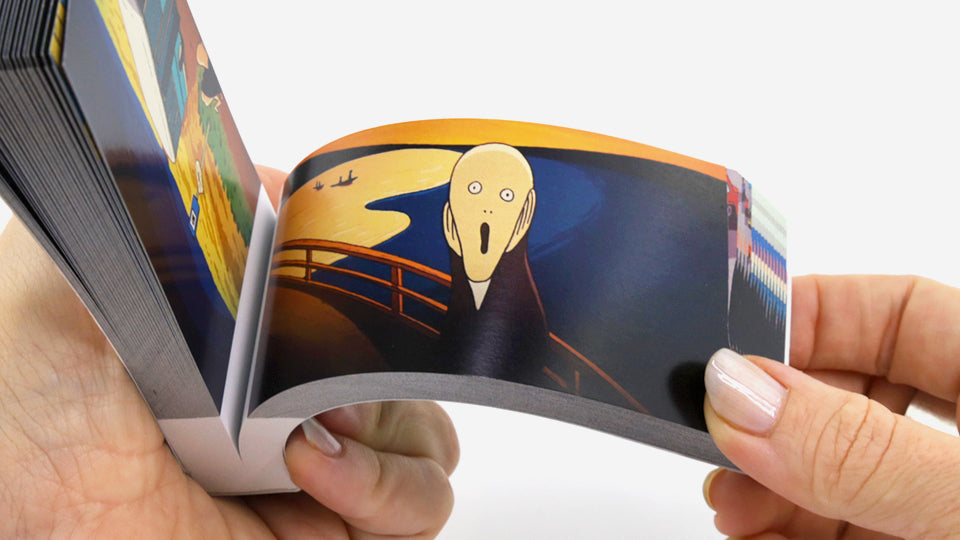 The Scream Flipbook