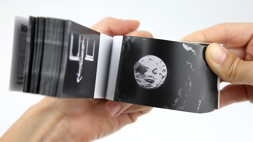 The Pioneers of Cinema - a flip book collection including 10 magic flip books that also feature augmented reality micro-documentaries on George Méliès, the Lumière Brothers, Winsor McCay and many others.