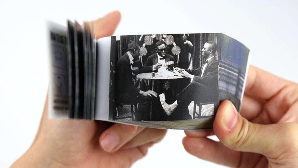 The Pioneers of Cinema - a flip book collection including 10 magic flip books that also feature augmented reality micro-documentaries on George Méliès, the Lumière Brothers, Winsor McCay and many others.