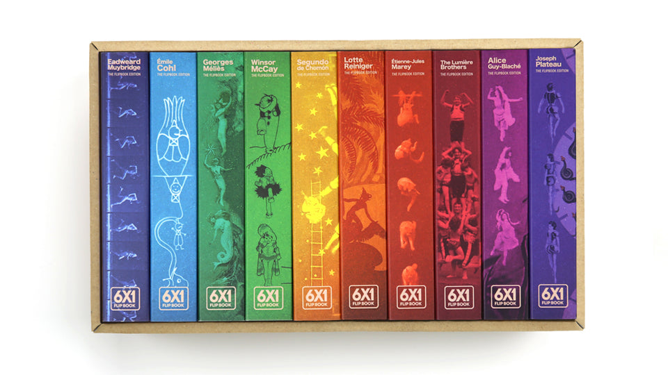 The Pioneers of Cinema - a flip book collection including 10 magic flip books that also feature augmented reality micro-documentaries on George Méliès, the Lumière Brothers, Winsor McCay and many others.