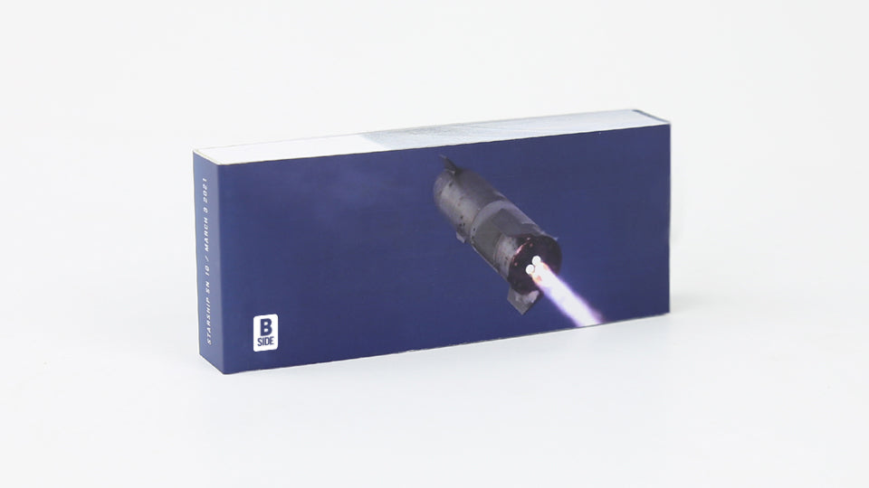 SpaceX Starship SN10 flip book featuring all the sensational moments of its flight from launch to landing - including its explosive finale.