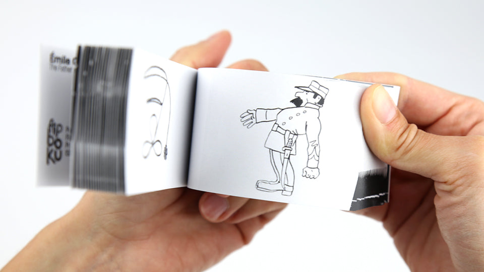 The Pioneers of Cinema - a flip book collection including 10 magic flip books that also feature augmented reality micro-documentaries on George Méliès, the Lumière Brothers, Winsor McCay and many others.