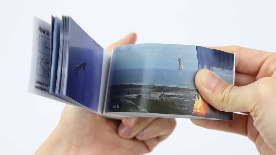SpaceX Starship SN10 flip book featuring all the sensational moments of its flight from launch to landing - including its explosive finale.