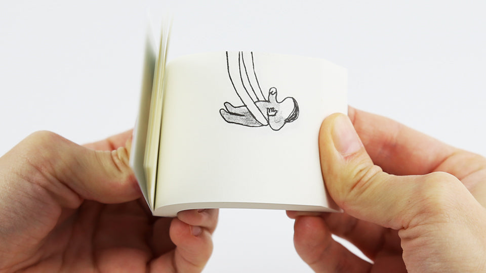 IT’S MIRACLE BABY AGAIN - Flipbook by Kati Rapia, published by Napa Books in 2018. Kati is a Finnish comic book artist &amp; photographer based in Loviisa, Finland.