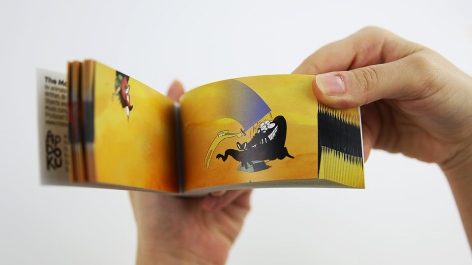 THE MANY PIECES OF MR COO – Flip book featuring six animated sequences from the point and click video game 'The Many Pieces of Mr. Coo' by Spanish animator Nacho Rodríguez.