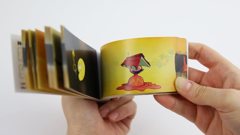 THE MANY PIECES OF MR COO – Flip book featuring six animated sequences from the point and click video game 'The Many Pieces of Mr. Coo' by Spanish animator Nacho Rodríguez.