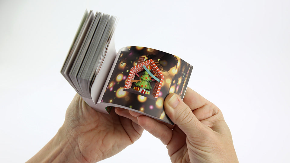 Flip Book Christmas Secret by Seigensha. Xmas flipbook..